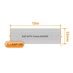 ALUKAP-XR Aluminium Silver Effect Anti-dust Tape (L)10m (W)33mm -Outlet Paint Hub Store alukap xr aluminium silver effect anti dust tape l 10m w 33mm5060865934013 01t bq