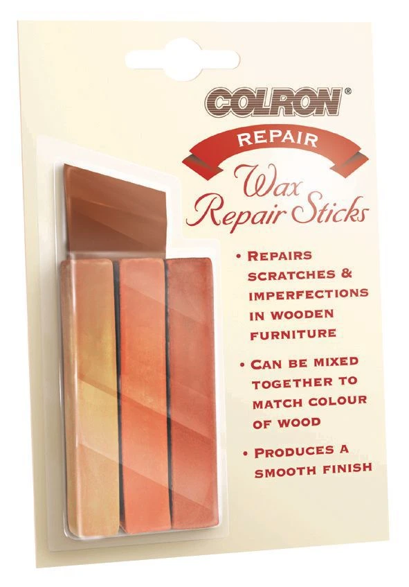 Colron Orange, Red & Yellow Wax Repair Sticks 1 Colron Orange, Red & Yellow Wax Repair Sticks