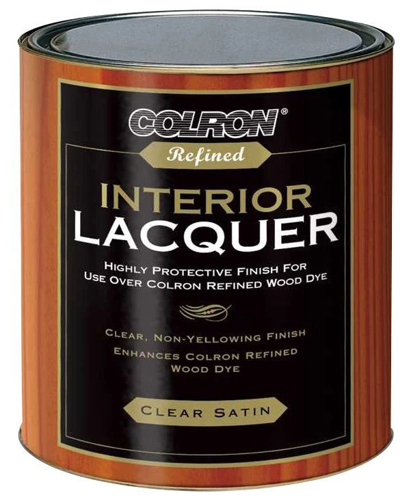 Colron Refined Clear Satin Lacquer, 0.75L 1 Colron Refined Clear Satin Lacquer, 0.75L
