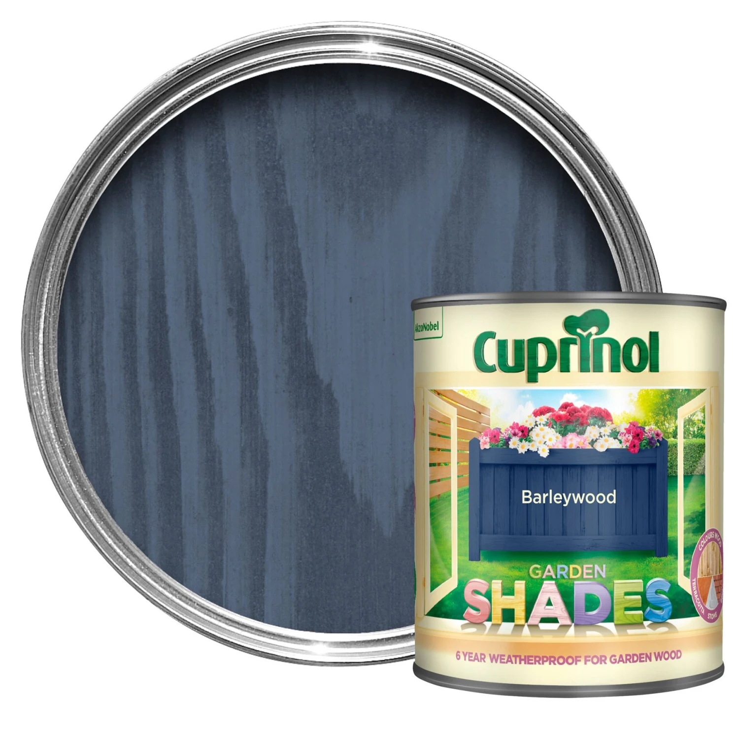 Cuprinol Garden Shades Barleywood Matt Multi-surface Exterior Wood Paint, 1L 1 Cuprinol Garden Shades Barleywood Matt Multi-surface Exterior Wood Paint, 1L