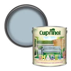 Cuprinol Garden Shades Coastal Mist Matt Exterior Wood Paint, 2.5L