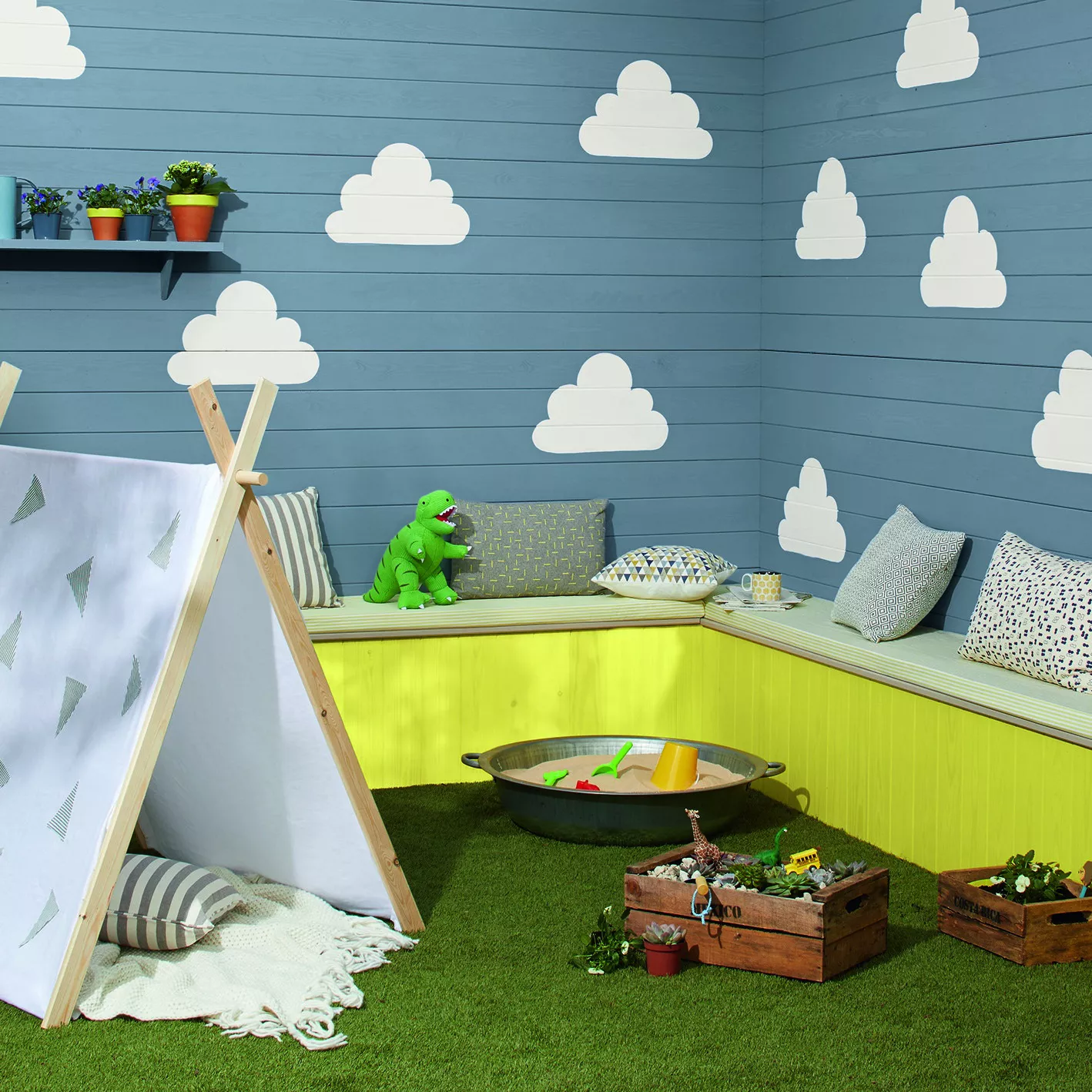 Cuprinol Garden Shades Dazzling Yellow Matt Multi-surface Exterior Wood Paint, 1L 3 Cuprinol Garden Shades Dazzling Yellow Matt Multi-surface Exterior Wood Paint, 1L - Image 3