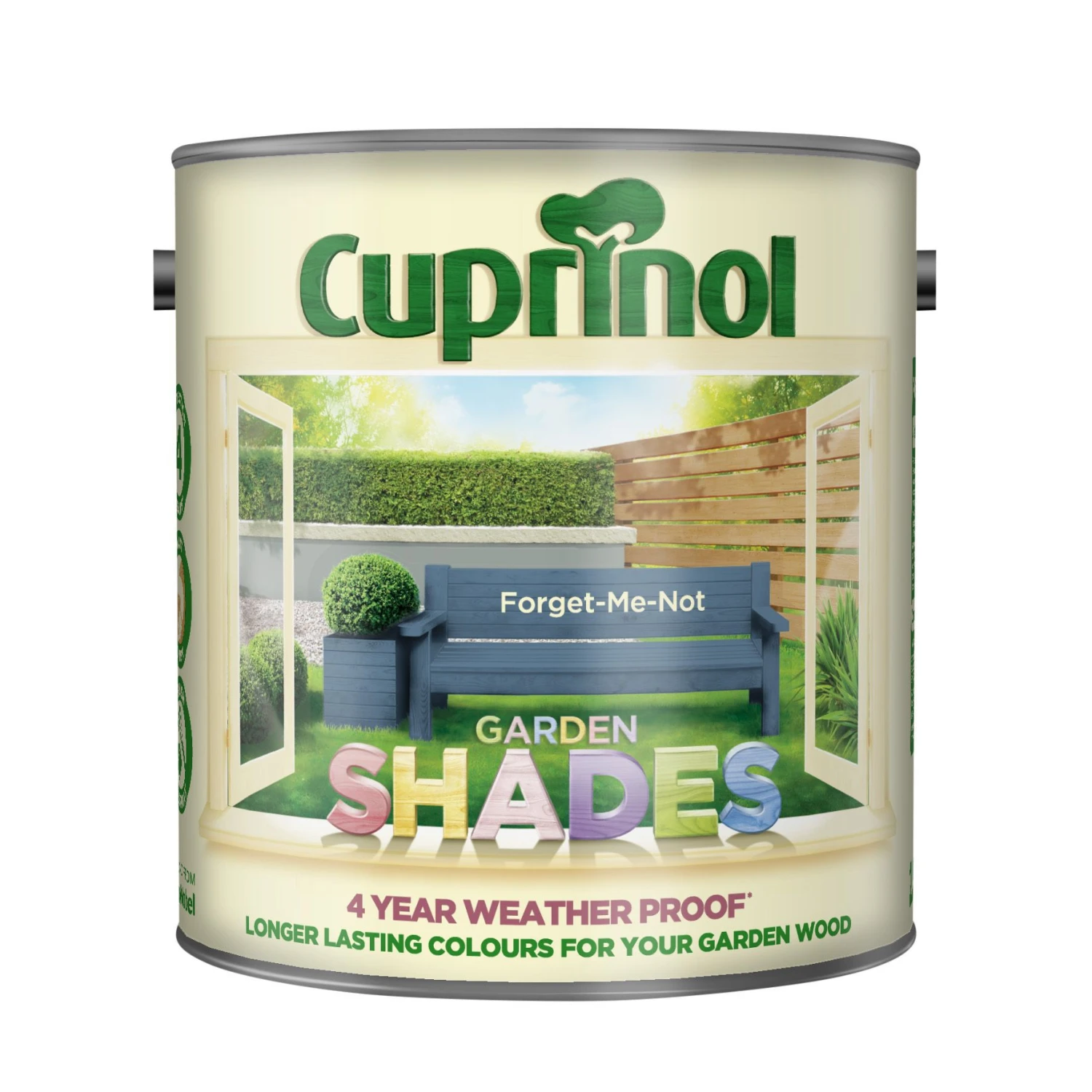 Cuprinol Garden Shades Forget Me Not Matt Multi-surface Exterior Wood Paint, 2.5L 2 Cuprinol Garden Shades Forget Me Not Matt Multi-surface Exterior Wood Paint, 2.5L - Image 2