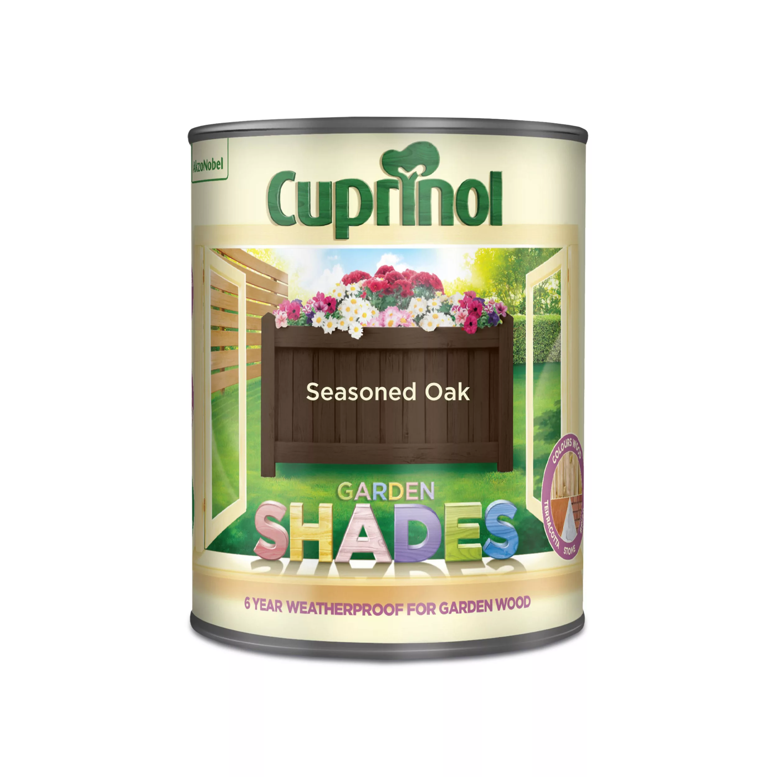 Cuprinol Garden Shades Seasoned Oak Matt Multi-surface Exterior Wood Paint, 1L 2 Cuprinol Garden Shades Seasoned Oak Matt Multi-surface Exterior Wood Paint, 1L - Image 2