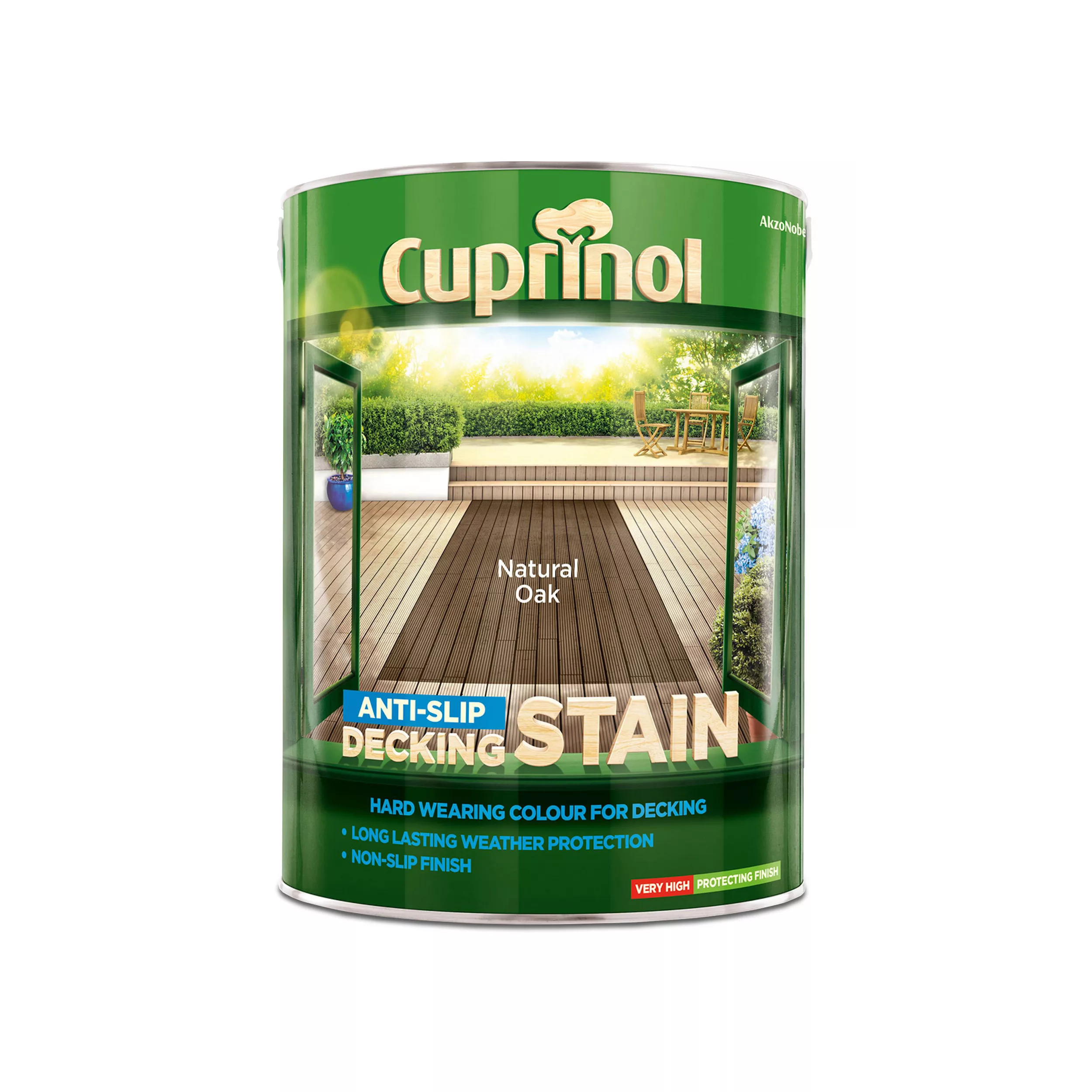 Cuprinol Natural Oak Matt Decking Wood Stain, 5L 2 Cuprinol Natural Oak Matt Decking Wood Stain, 5L - Image 2
