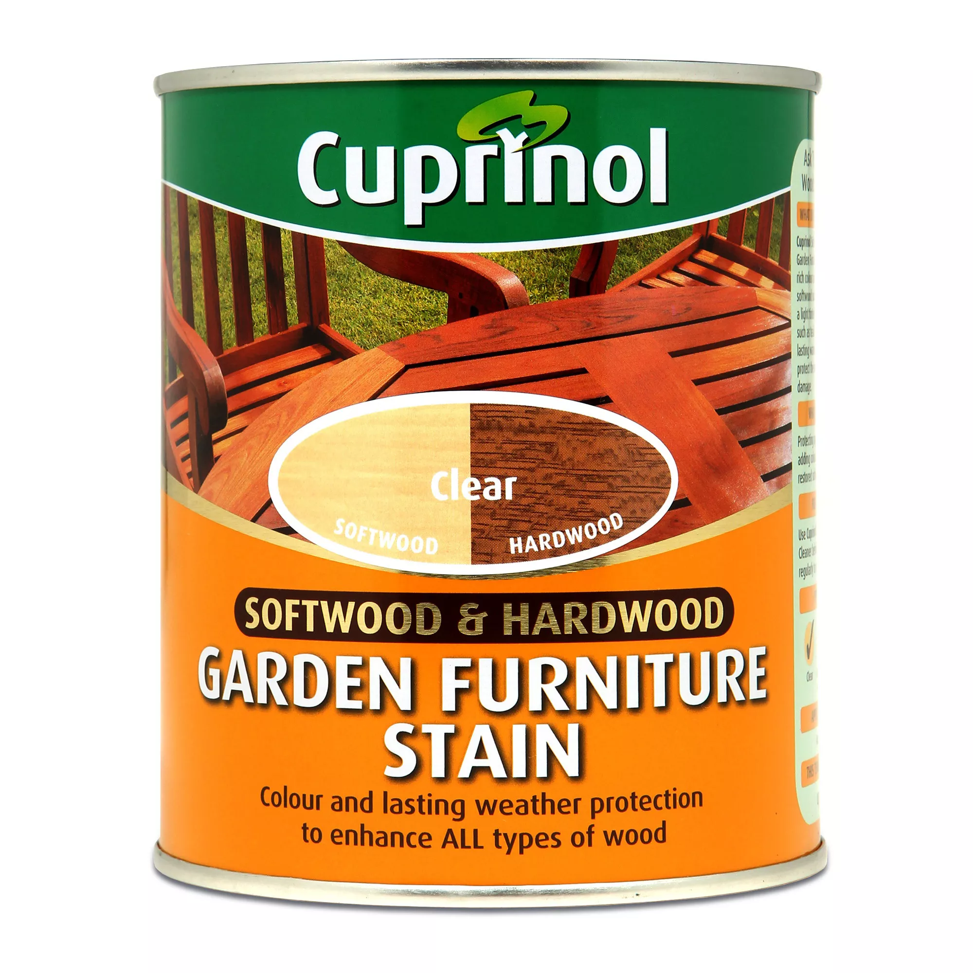 Cuprinol Softwood & Hardwood Clear Furniture Wood Stain, 750ml 2 Cuprinol Softwood & Hardwood Clear Furniture Wood Stain, 750ml - Image 2