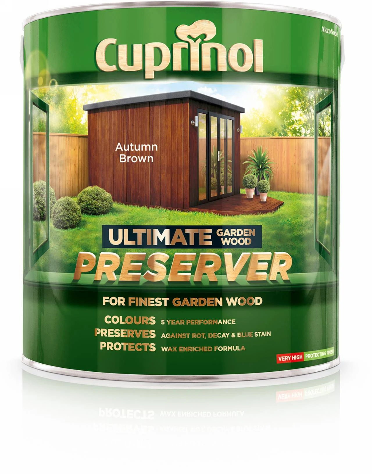 Cuprinol Ultimate Autumn Brown Matt Arbours, Fencing, Gates, Sheds & Summerhouses Preserver, 4L 2 Cuprinol Ultimate Autumn Brown Matt Arbours, Fencing, Gates, Sheds & Summerhouses Preserver, 4L - Image 2