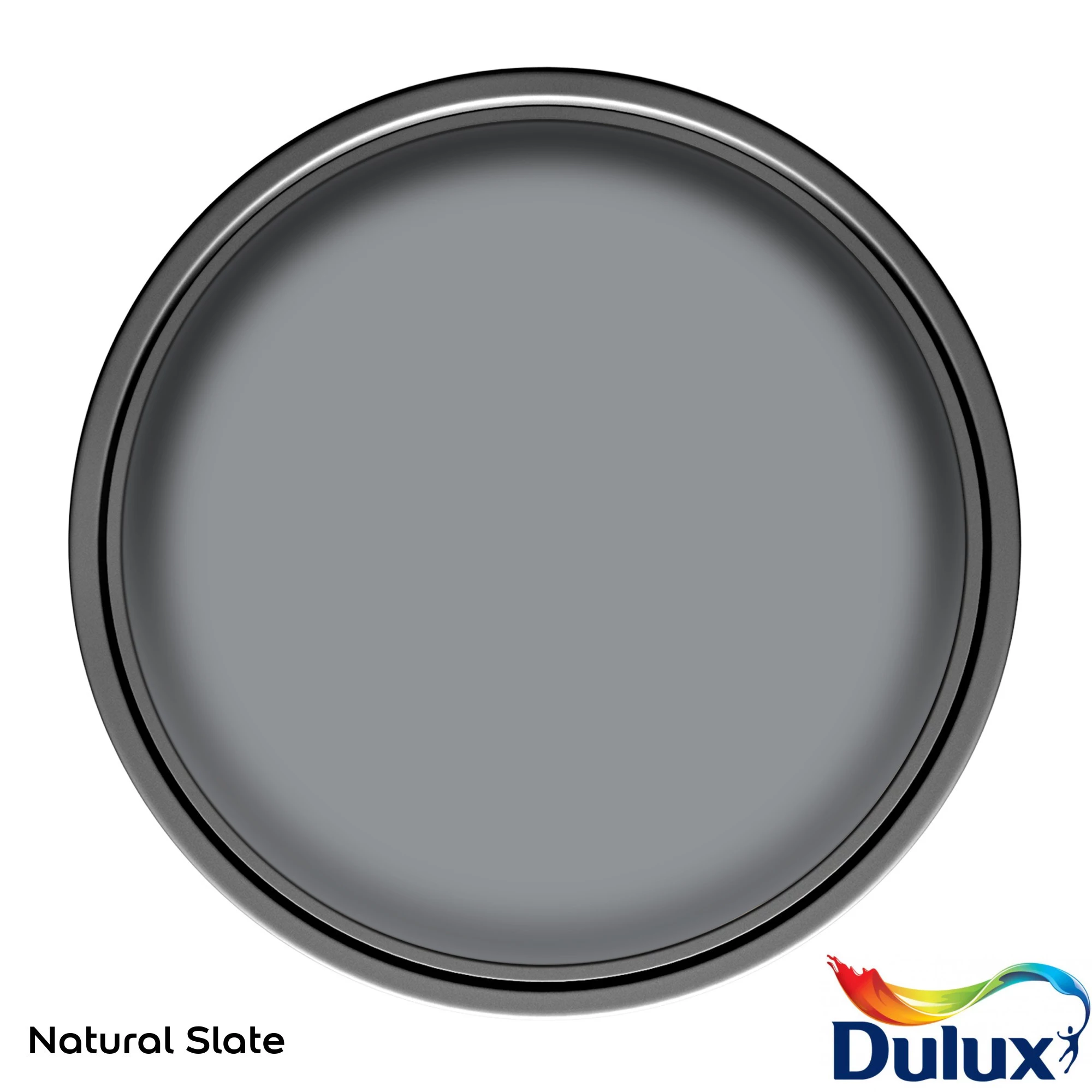 Dulux Easycare Bathroom Natural Slate Soft Sheen Wall Paint, 2.5L 3 Dulux Easycare Bathroom Natural Slate Soft Sheen Wall Paint, 2.5L - Image 3