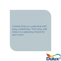Dulux Easycare Washable & Tough Coastal Grey Matt Wall Paint, 2.5L -Outlet Paint Hub Store dulux easycare washable tough coastal grey matt wall paint 2 5l5010212658512 36c bq