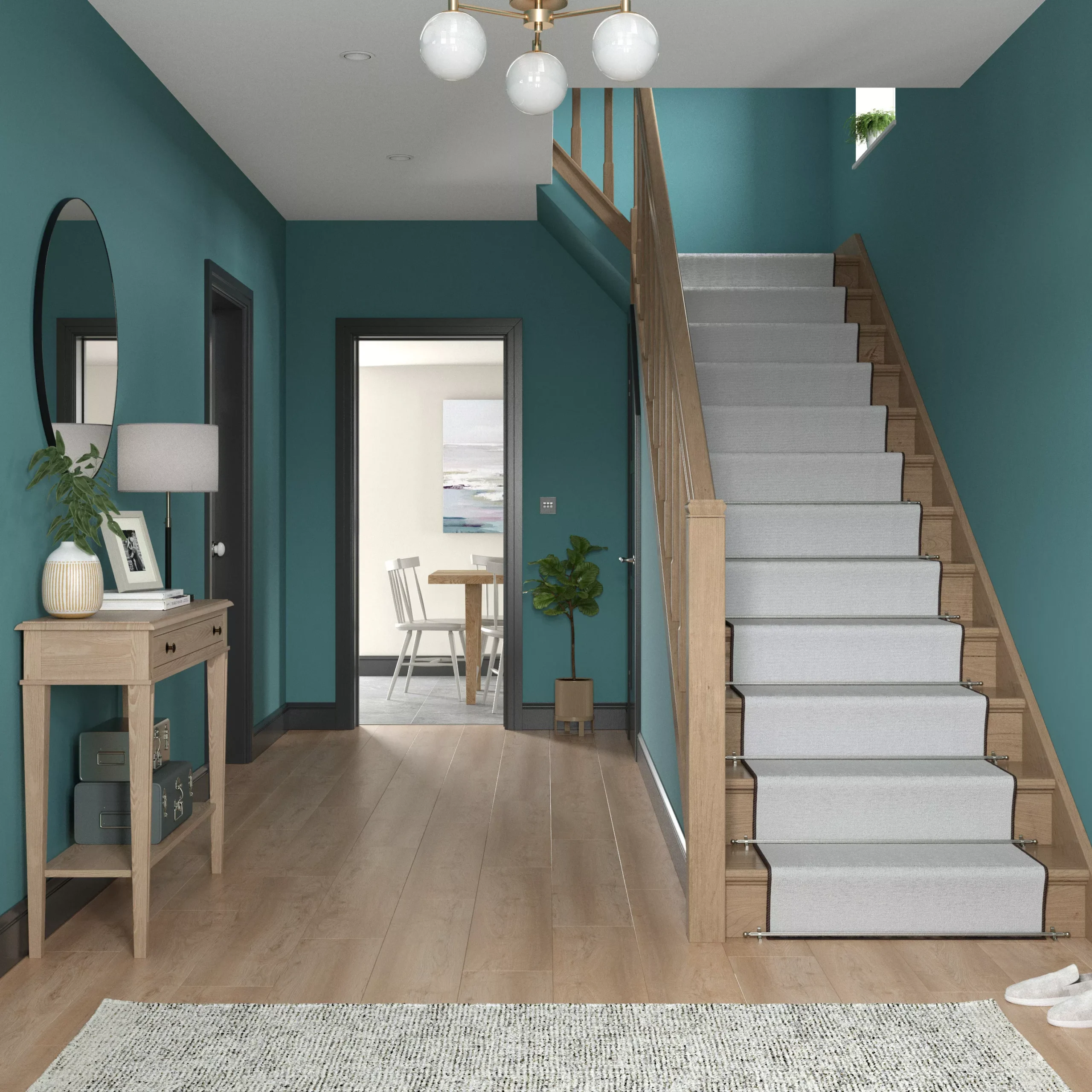 Dulux Easycare Washable & Tough Teal Voyage Matt Wall Paint, 2.5L 5 Dulux Easycare Washable & Tough Teal Voyage Matt Wall Paint, 2.5L - Image 5