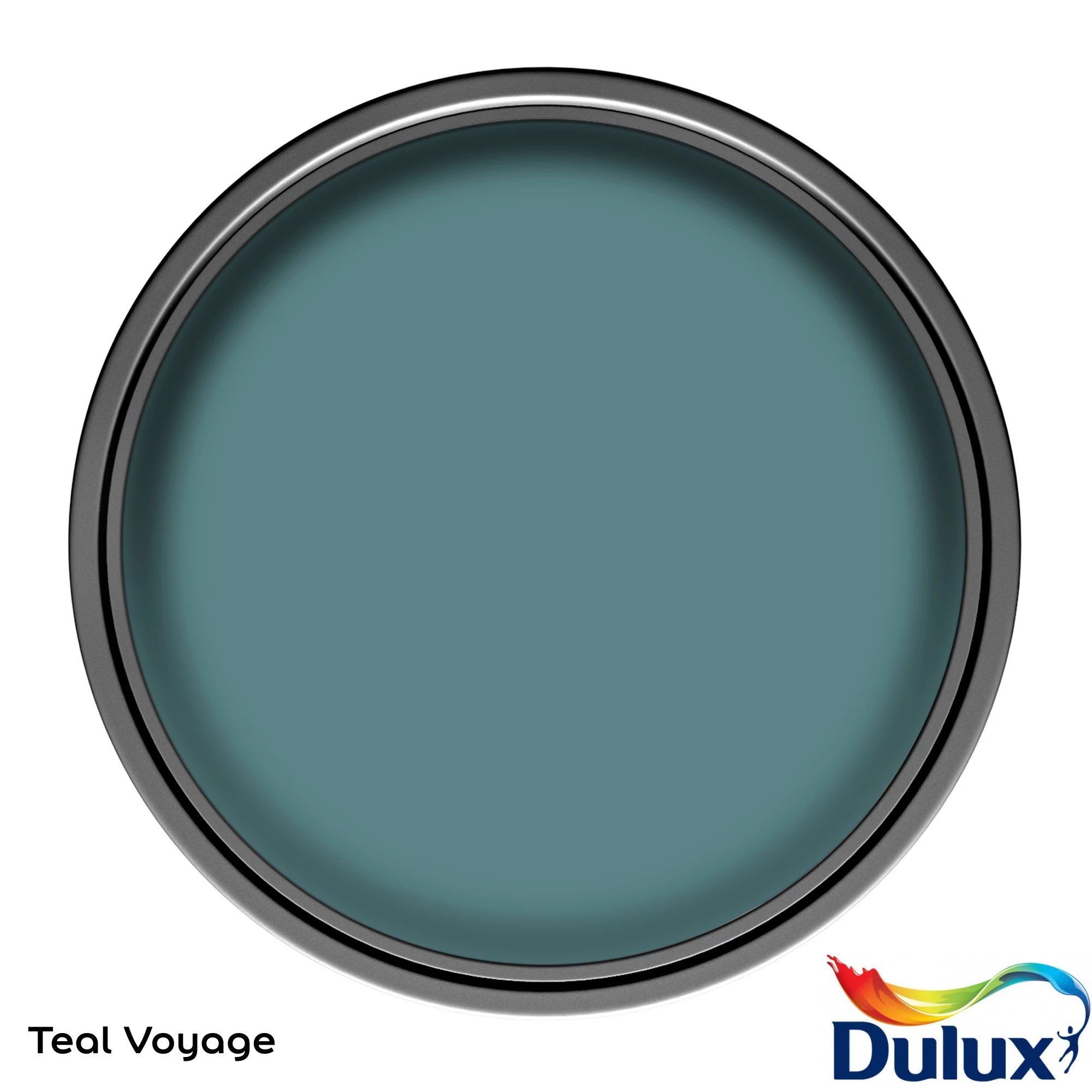 Dulux Easycare Washable & Tough Teal Voyage Matt Wall Paint, 2.5L 3 Dulux Easycare Washable & Tough Teal Voyage Matt Wall Paint, 2.5L - Image 3