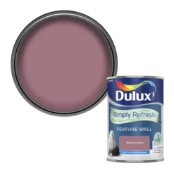 Dulux One Coat Raspberry Diva Matt Emulsion Paint, 1.25L