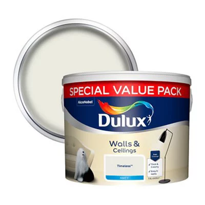 Dulux Timeless Matt Emulsion Paint, 7.5L 1 Dulux Timeless Matt Emulsion Paint, 7.5L