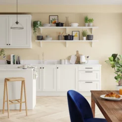 Dulux Walls & Ceilings Ivory Cream Silk Emulsion Paint, 2.5L -Outlet Paint Hub Store dulux walls ceilings ivory cream silk emulsion paint 2 5l5010212463581 05i bq