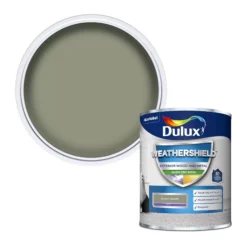 Dulux Weathershield Green Glade Satinwood Exterior Metal & Wood Paint, 750ml