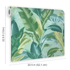 Envy Leaf It Out Midnight Tropical Smooth Wallpaper -Outlet Paint Hub Store envy leaf it out midnight tropical smooth wallpaper5011583528176 02t