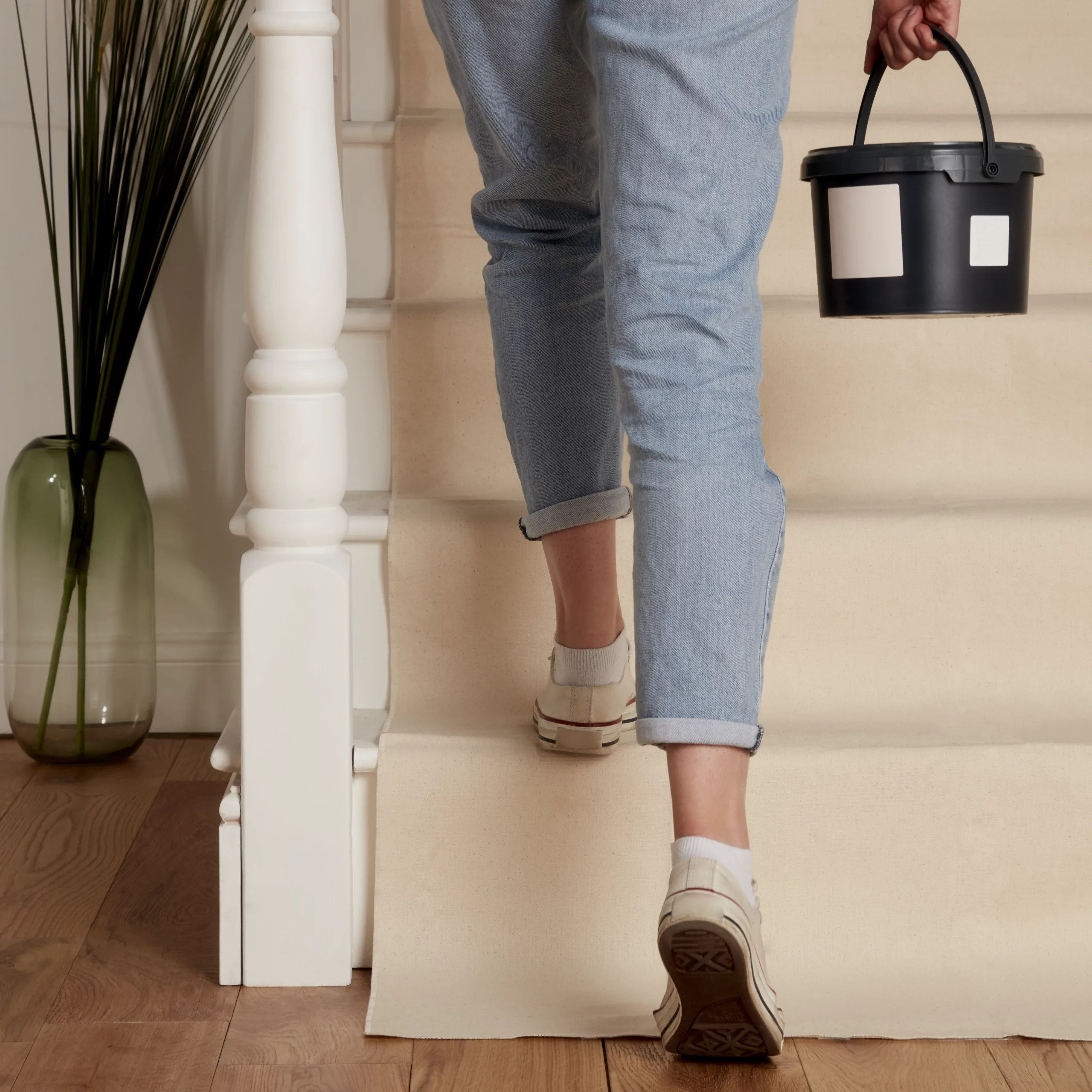 GoodHome Cotton Dust Sheet, (L)7m, (W)1m 2 GoodHome Cotton Dust Sheet, (L)7m, (W)1m - Image 2