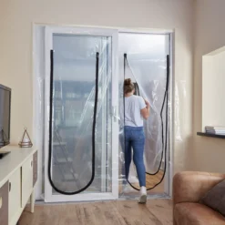 GoodHome Double Doorway Dust Guard -Outlet Paint Hub Store goodhome double doorway dust guard5059340015330 41i