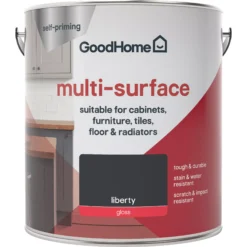 GoodHome Durable Liberty Gloss Multi-surface Paint, 2L -Outlet Paint Hub Store goodhome durable liberty gloss multi surface paint 2l3663602586074 02c