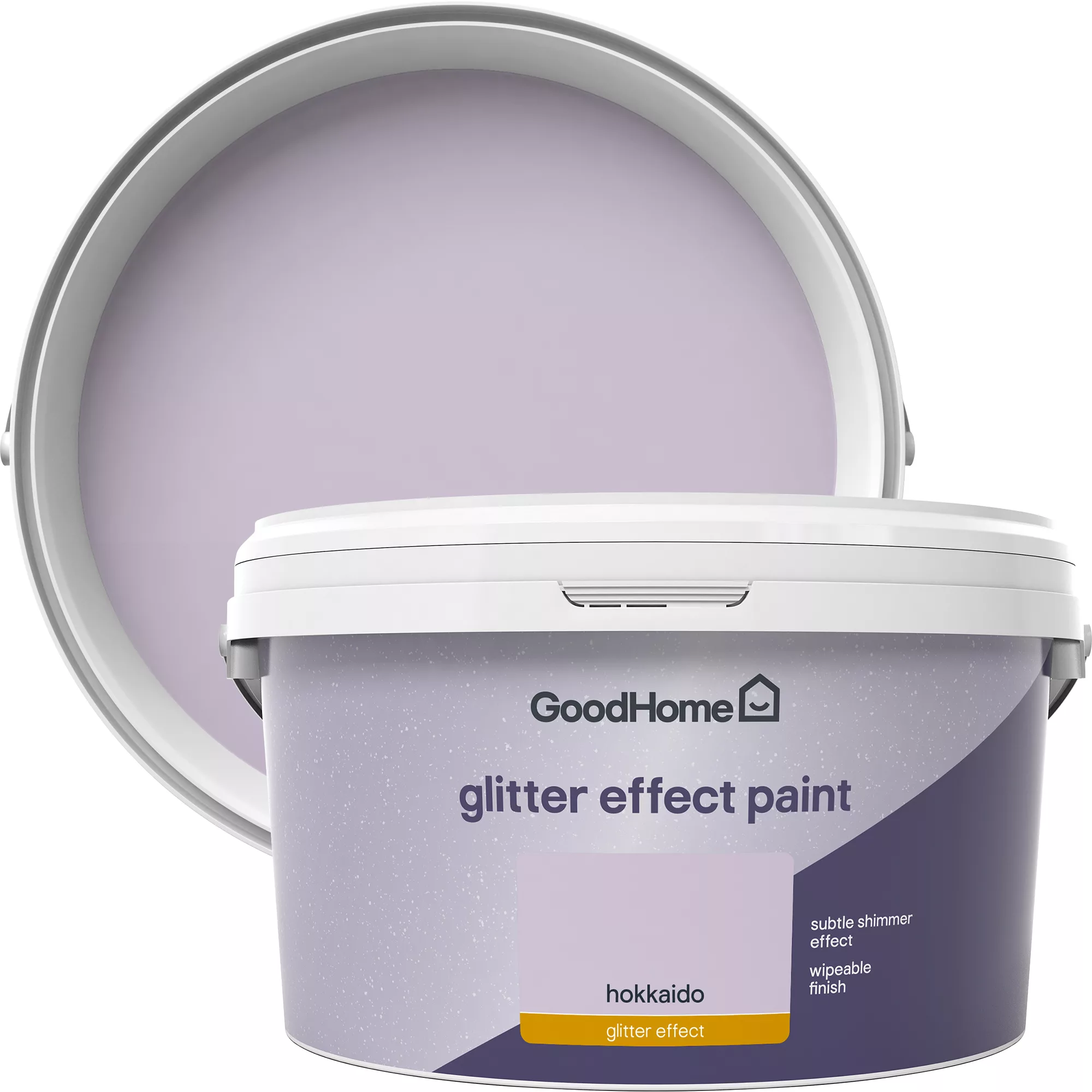 GoodHome Feature Wall Hokkaido Glitter Effect Emulsion Paint, 2L 1 GoodHome Feature Wall Hokkaido Glitter Effect Emulsion Paint, 2L