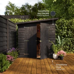 GoodHome Outdoor Baltimore Satin Quick Dry Wood Stain, 750ml 11 GoodHome Outdoor Baltimore Satin Quick Dry Wood Stain, 750ml -Outlet Paint Hub Store goodhome outdoor baltimore satin quick dry wood stain 750ml5059340297163 19i EN 2022