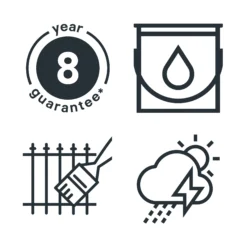 GoodHome Outdoor Black Satinwood Exterior Metal Paint, 2.5L Tin -Outlet Paint Hub Store goodhome outdoor black satinwood exterior metal paint 2 5l tin5059340296104 03t