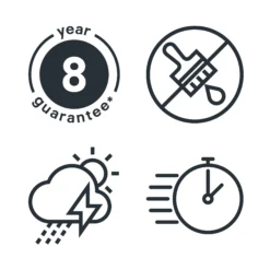 GoodHome Outdoor Clear Satin Quick Dry Wood Stain, 2.5L -Outlet Paint Hub Store goodhome outdoor clear satin quick dry wood stain 2 5l5059340297446 03t