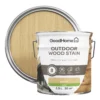 GoodHome Outdoor Light Oak Satin Quick Dry Wood Stain, 2.5L