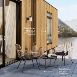 GoodHome Tulsa Matt Quick Dry Decking Wood Stain, 2.5L -Outlet Paint Hub Store goodhome tulsa matt quick dry decking wood stain 2 5l5059340297408 19i EN 2022