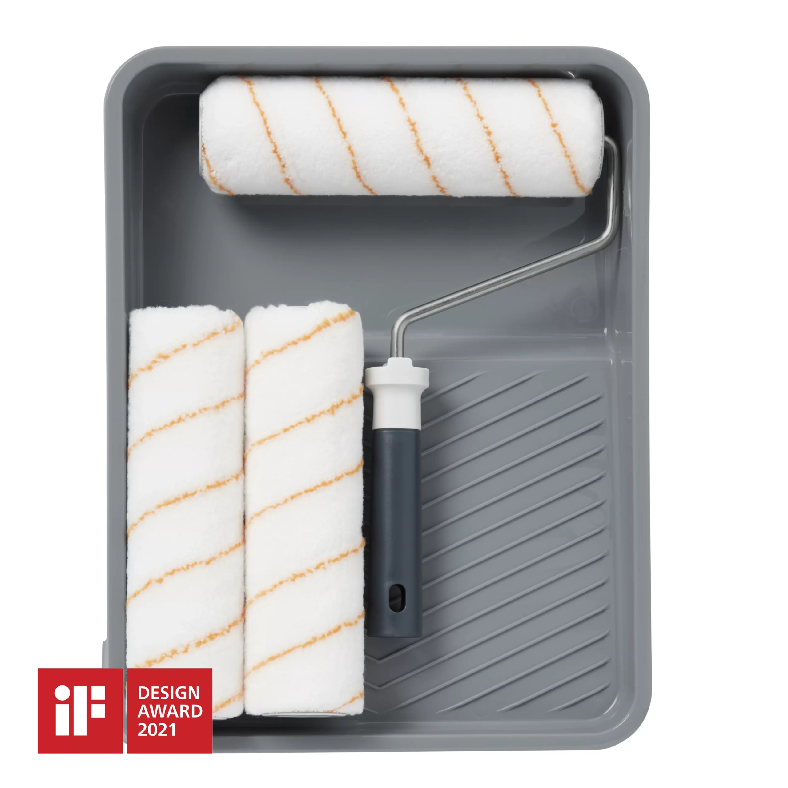 GoodHome Woven Polyester Medium Pile Roller Kit, 5 Pieces 1 GoodHome Woven Polyester Medium Pile Roller Kit, 5 Pieces