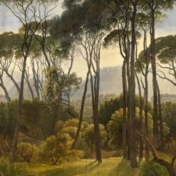 Grandeco Multicolour Landscape Matt Mural