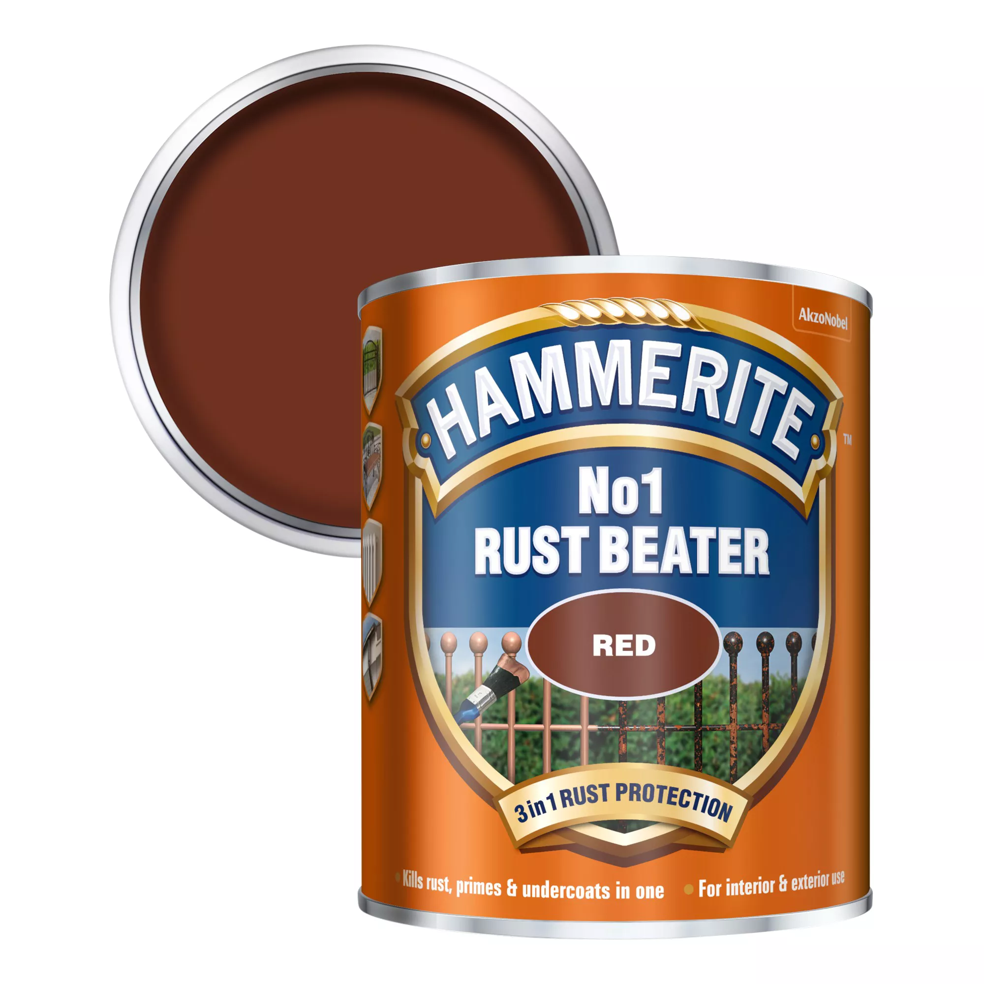 Hammerite Rust Beater Red Iron Primer, 750ml 1 Hammerite Rust Beater Red Iron Primer, 750ml
