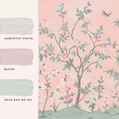 Laura Ashley Eglantine Blush Trail Matt Mural -Outlet Paint Hub Store laura ashley eglantine blush trail matt mural5011583468779 03t