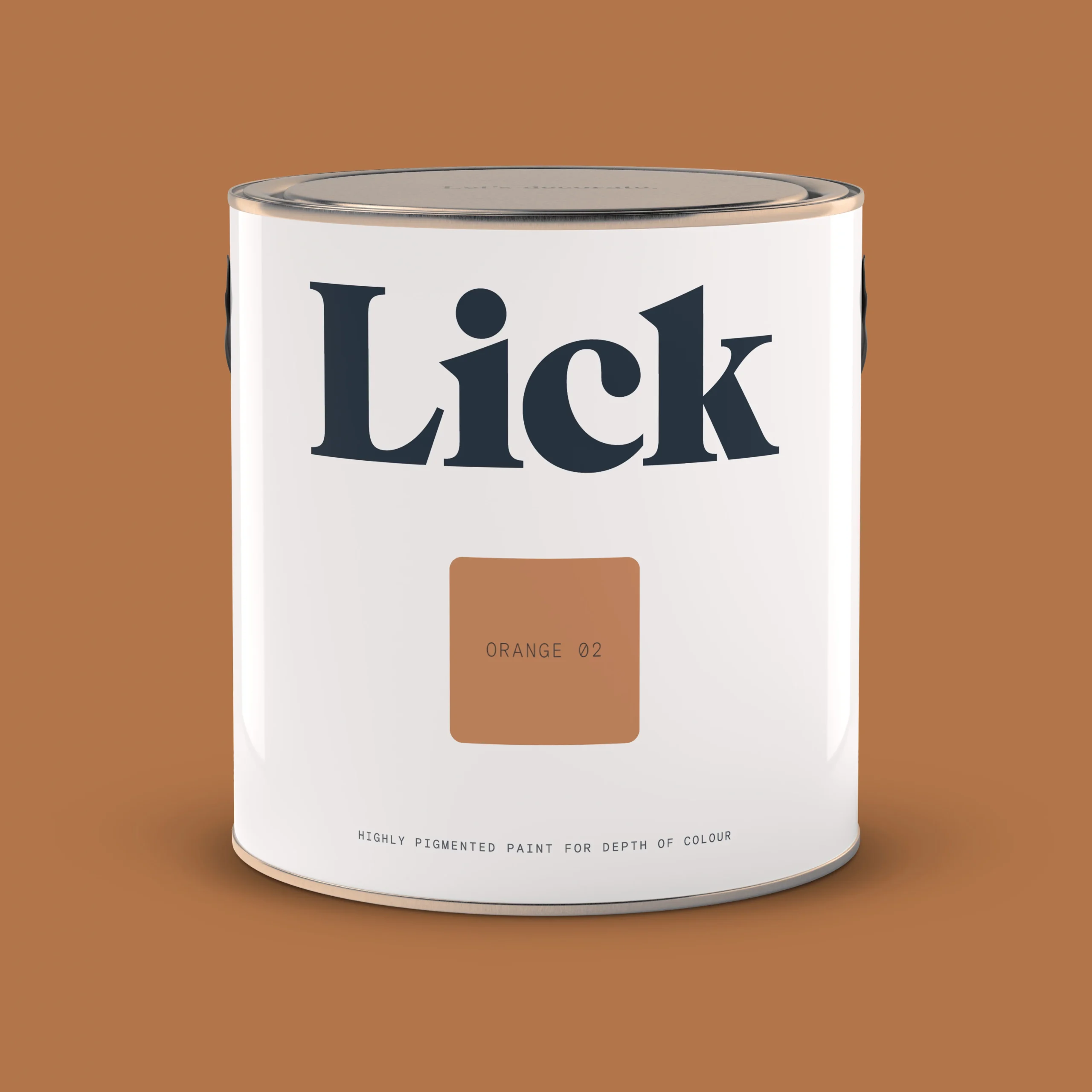 Lick Orange 02 Eggshell Emulsion Paint, 2.5L 2 Lick Orange 02 Eggshell Emulsion Paint, 2.5L - Image 2