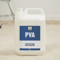 No Nonsense White PVA Adhesive 5L -Outlet Paint Hub Store no nonsense white pva adhesive 5l5059340110547 02i