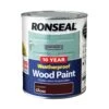 Ronseal 10 Year Weatherproof Wood Paint Chestnut Gloss Exterior Wood Paint, 750ml Tin