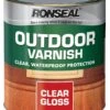 Ronseal Clear Gloss Wood Varnish, 0.75L