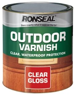 Ronseal Clear Gloss Wood Varnish, 0.75L