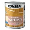 Ronseal Diamond Hard Clear Satin Wood Varnish, 0.25L