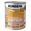 Ronseal Diamond Hard Light Oak Satin Wood Varnish, 0.25L