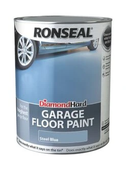 Outlet Paint Hub Store -Outlet Paint Hub Store ronseal diamond hard steel blue satinwood garage floor paint 5l5010214861118 08c bq