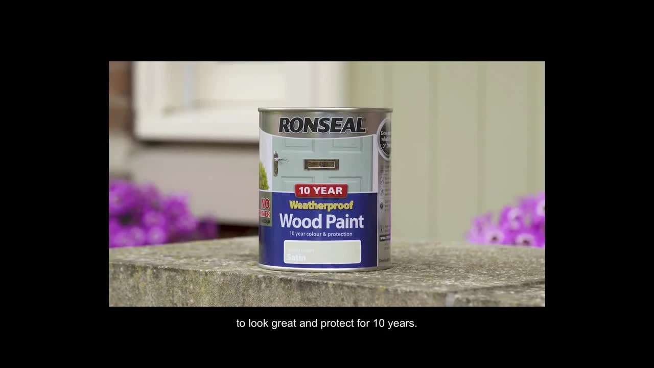 Ronseal Natural Oak Satin Wood Stain, 750ml 2 Ronseal Natural Oak Satin Wood Stain, 750ml - Image 2