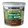 Ronseal One Coat Fence Life Medium Oak Matt Fence & Shed Treatment, 5L
