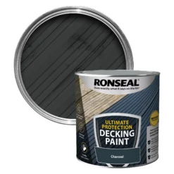 Ronseal Ultimate Protection Matt Charcoal Decking Paint, 2.5L