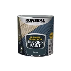 Outlet Paint Hub Store -Outlet Paint Hub Store ronseal ultimate protection matt charcoal decking paint 2 5l5010214891436 08c