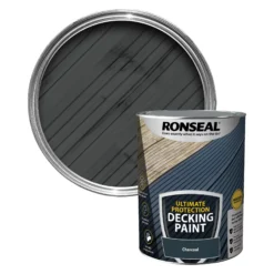 Ronseal Ultimate Protection Matt Charcoal Decking Paint, 5L