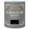 Rust-Oleum Carbon Satinwood Furniture Paint, 750ml