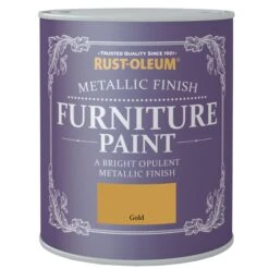 Rust-Oleum Gold Effect Furniture Paint, 750ml -Outlet Paint Hub Store rust oleum gold effect furniture paint 750ml5013296032421 08c bq