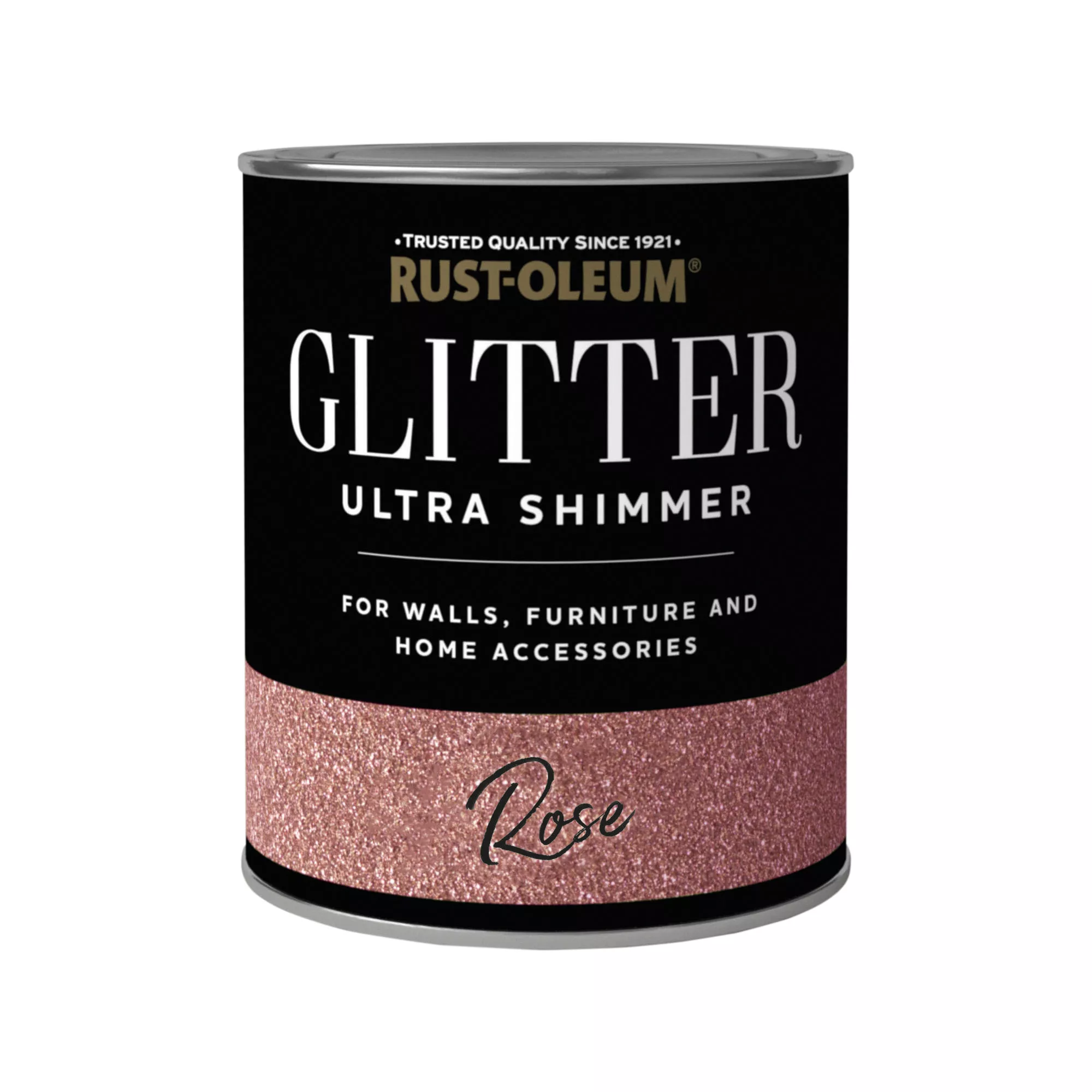 Rust-Oleum Ultra Shimmer Rose Glitter Effect Mid Sheen Multi-surface Topcoat Paint Glitter, 750ml 2 Rust-Oleum Ultra Shimmer Rose Glitter Effect Mid Sheen Multi-surface Topcoat Paint Glitter, 750ml - Image 2