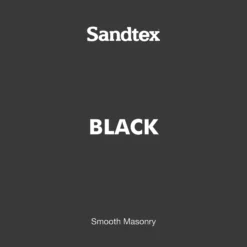 Sandtex Ultra Smooth Black Masonry Paint, 5L -Outlet Paint Hub Store sandtex ultra smooth black masonry paint 5l5010131461231 01t bq